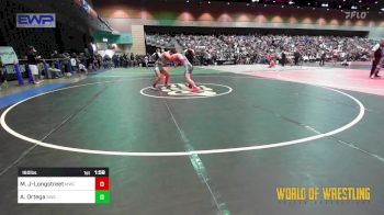 160 lbs Round Of 16 - Milo Jones-Longstreet, Marysville Wrestling Club vs Anthony Ortega, Swamp Monsters