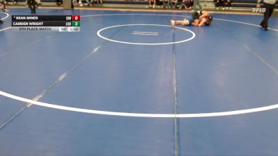 150 lbs 9th Place Match - Sean Mines, Seward vs Camden Wright, Lincoln Southwest