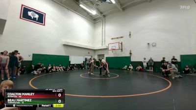 132B Round 1 - Beau Martinez, Torrington vs Coalton Manley, Riverton