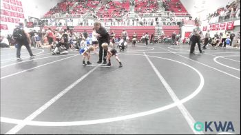 40 lbs Semifinal - Kylan Sepeda, Blackwell Wrestling Club vs Jonah Beard, Bridge Creek Youth Wrestling