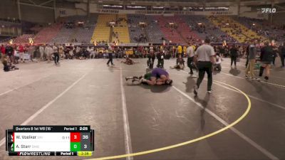 197 lbs Quarters & 1st Wb (16 Team) - Wyatt Voelker, Northern Iowa vs Austin Starr, Ohio