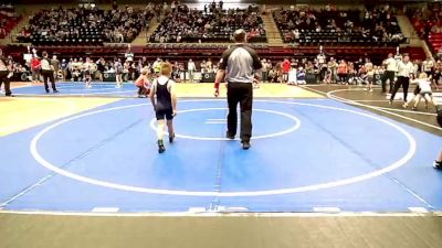 60 lbs Consi Of 4 - Creek Cassity, Barnsdall Youth Wrestling vs Noah Huck, Bartlesville Wrestling Club