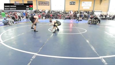 157 lbs Round Of 16 - Daniel Woods, Wellesley vs Nicky Service, Harwood