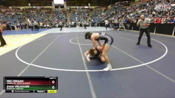 5A - 120 lbs Cons. Round 3 - Mio Cregan, Lenexa-St. James Academy vs Evan Vielhauer, Basehor-Linwood