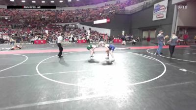 135 lbs Quarterfinal - Hoyt Snortum, Shiocton vs Samuel Dunigan, LAW