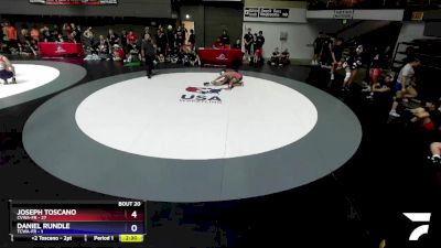 150 lbs Round 3 (16 Team) - Joseph Toscano, CVWA-FR vs Daniel Rundle, TCWA-FR