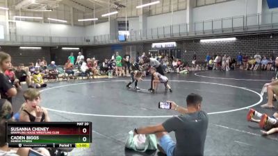 75 lbs Cons. Round 3 - Susanna Cheney, Grappling House Wrestling Club vs Caden Biggs, Morris Fitness