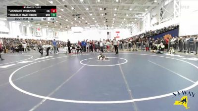 63 lbs Semifinal - Charlie Machemer, WRCL Wrestling Club vs Zakharii Paseniuk, Club Not Listed