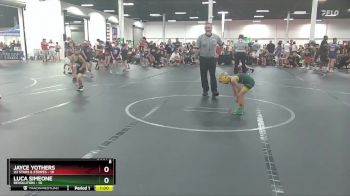 44 lbs Round 3 (4 Team) - Jayce Yothers, U2 Stars & Stripes vs Luca Simeone, Revolution