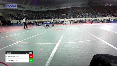 113 lbs Round Of 64 - Savanna Hendren, Pawhuska vs Cambry Suskey, Claremore Wrestling Club