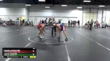 160 lbs Finals (2 Team) - Devin Downes, Vougar`s Honors vs Chase Amspacher, Mayfield Mat Academy