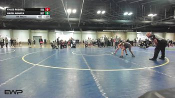 75-79 lbs Rr Rnd 5 - Rylee Russell, Texas Select Wrestling vs Hazel Abarca, Best Trained