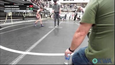 73 lbs Rr Rnd 3 - Cayden Petersen, Lions Wrestling Academy vs Lawson Mortimer, Standfast