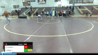 78 lbs 3rd Place Match - Cameron Larson, Steelclaw Wrestling Club vs Landon Glahn, Ellensburg