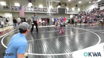 66 lbs Rr Rnd 3 - Leonidas Jones, Bartlesville Wrestling Club vs Brylynn Revier, Morrison Takedown Club