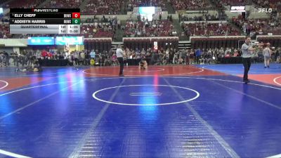 78 lbs Quarterfinal - Elly Cheff, Ronan Wrestling vs Addisyn Harris, Helena Wrestling Club