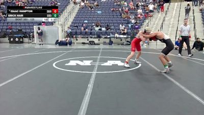 125 lbs Cons. Round 4 - Erick Hair, Southeastern vs Isaac Hampton, Southern Oregon