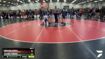 67 lbs Champ. Round 1 - Kayden Parrish, Williamsburg Wrestling Club vs Liam Hollyfield, Wild Buffalo Wrestling Club