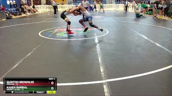 126 lbs Quarterfinals (8 Team) - Kaden Barrial, Merritt Island vs Quinton Brownlee, Miramar