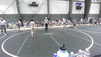 82 lbs Quarterfinal - Branson Bressler, McKenzie River Mat Club vs Roan Rickel Cruz, Team Aggression