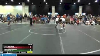 120 lbs Round 2 (8 Team) - Colt Brown, Backyard Boyz Black vs Isaiah Raymond, Longhorn WC