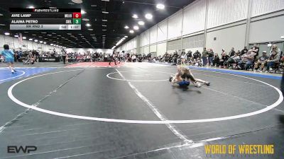 70 lbs Rr Rnd 3 - Avie Lamp, MOJO K-6 vs Alaina Petro, Shelton Wrestling Academy K-6