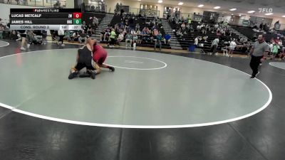 190 lbs Cons. Round 3 - James Hill, Hutchinson High School vs Lucas Metcalf, Zumwalt Wrestling