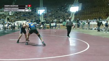 7A 190 lbs Cons. Round 1 - Joseph Grantham, Fairhope vs Preston Burnside, Baker HS