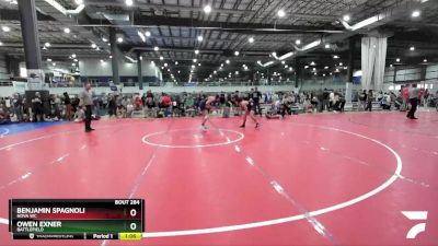 138 lbs Cons. Round 2 - Owen Exner, Battlefield vs Benjamin Spagnoli, NOVA WC