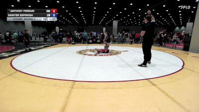 77 lbs Champ. Round 2 - Anthony Ferrari, Cardinal Wrestling Club vs Sawyer Espinosa, Lawrence Elite Wrestling