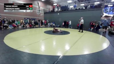 73 lbs Champ. Round 1 - Cecilia Brown, Grangeville Youth Wrestling Club vs Brooklyn Young, Small Town Grims