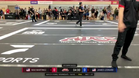 Max Martinez vs James Leonard 2024 ADCC Austin Open