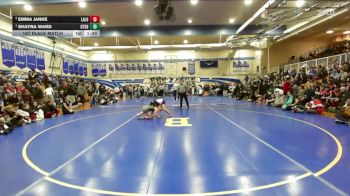 135 lbs 1st Place Match - Shayna Ward, Oakland Tech Senior H S vs Emma Janke, Las Lomas