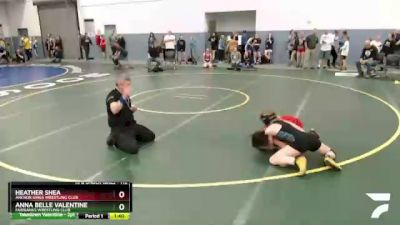 112 lbs Round 1 - Anna Belle Valentine, Fairbanks Wrestling Club vs Heather Shea, Anchor Kings Wrestling Club