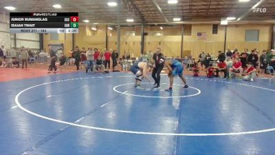 184 lbs Semifinal - Isaiah Twait, Corban University vs Junior Bumanglag, Clackamas Community College
