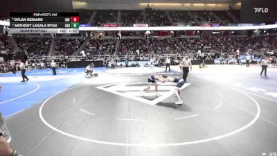 I-116 lbs Quarterfinal - Dylan Reinard, Smithtown East vs Anthony Lagala Ryan, Longwood