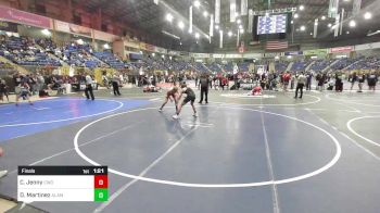 137 lbs Final - Chase Jenny, Cwo vs Daniel Martinez, Alamosa