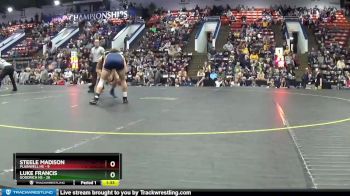 144 lbs Semifinals (8 Team) - Steele Madison, Plainwell HS vs Luke Francis, Goodrich HS