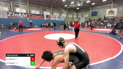 138 lbs Consi Of 32 #2 - Ameer Galicia, Matilda High School vs Gabe Pinedo, Clovis North