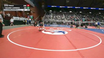 130 lbs Cons. Round 3 - Malorey Lawrence, Glenrock vs Saige Theule, Kemmerer