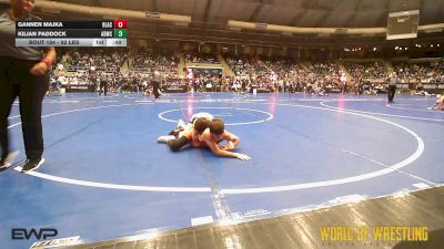 92 lbs Consi Of 16 #2 - Gannen Majka, Black Fox Wrestling Academy vs Kilian Paddock, American Dream Wrestling Club