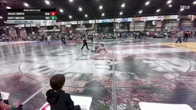 85 lbs Champ. Round 1 - Isaac Smith, Watford City Wolves vs Hoyt Meyer, Dickinson Wrestling Club