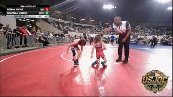 55 lbs Round Of 16 - Roman HIcks, Raw Wrestling Club vs Chapman Butler, Mannford Pirate Youth Wrestling