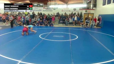 120 lbs Round 1 - Brenly Robinson, Crismon vs Ciena Cheverria, Benson High School