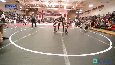 43 lbs Round Of 16 - JD Baker, Hilldale Youth Wrestling Club vs Bradley Francis, Skiatook Youth Wrestling