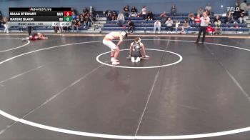 125 lbs Cons. Round 5 - Isaac Stewart, Mary vs Dariuz Black, Briar Cliff (Iowa)