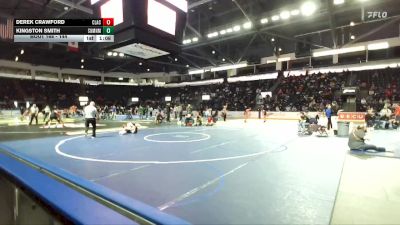 144 lbs Champ. Round 1 - Kingston Smith, Sumner vs Derek Crawford, Clackamas