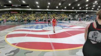 130 lbs Cons. Round 2 - Brooklynn Baird, Whitewood Wrestling Club vs Pezi Bird Necklace, Tatanka Tuff