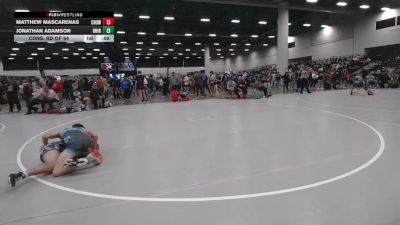 138 lbs Cons. Rd Of 64 - Matthew Mascarenas, Cleveland High School Wrestling vs Jonathan Adamson, Ohio