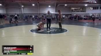 145 lbs Champ. Round 1 - Nelease Danzy, DELAWARE HAYES vs Mayzie Morgan, NORTHMONT
